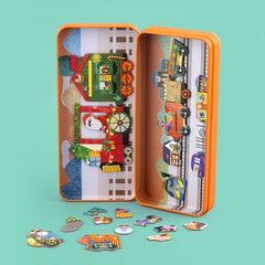 mierEdu Travel Magnetic Box - Trains