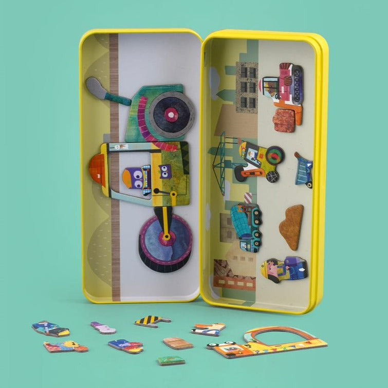 mierEdu Travel Magnetic Box - Trucks