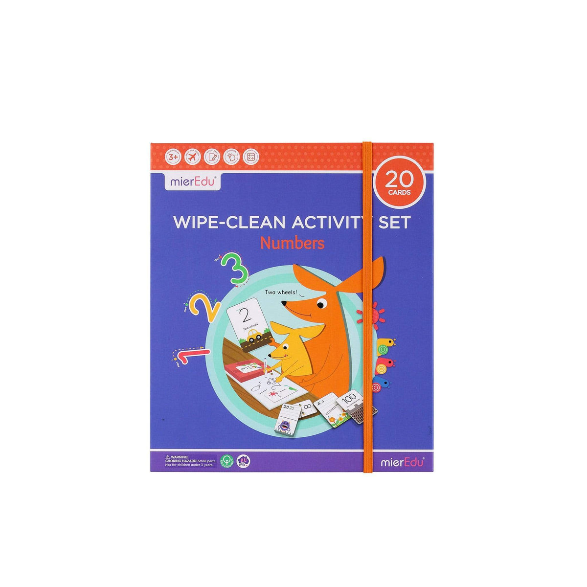 mierEdu Wipe Clean Activity Set - Numbers