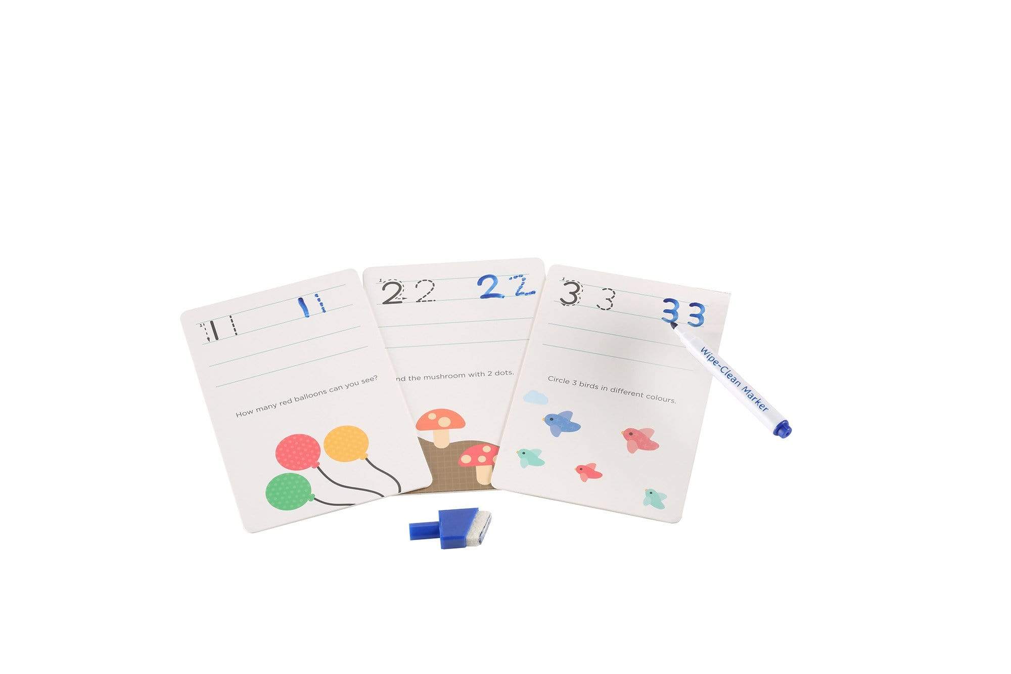 mierEdu Wipe Clean Activity Set - Numbers