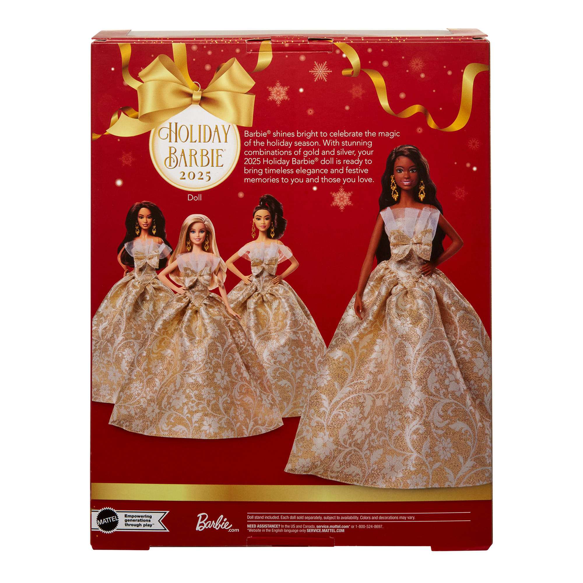 2025 Holiday Barbie Doll 4