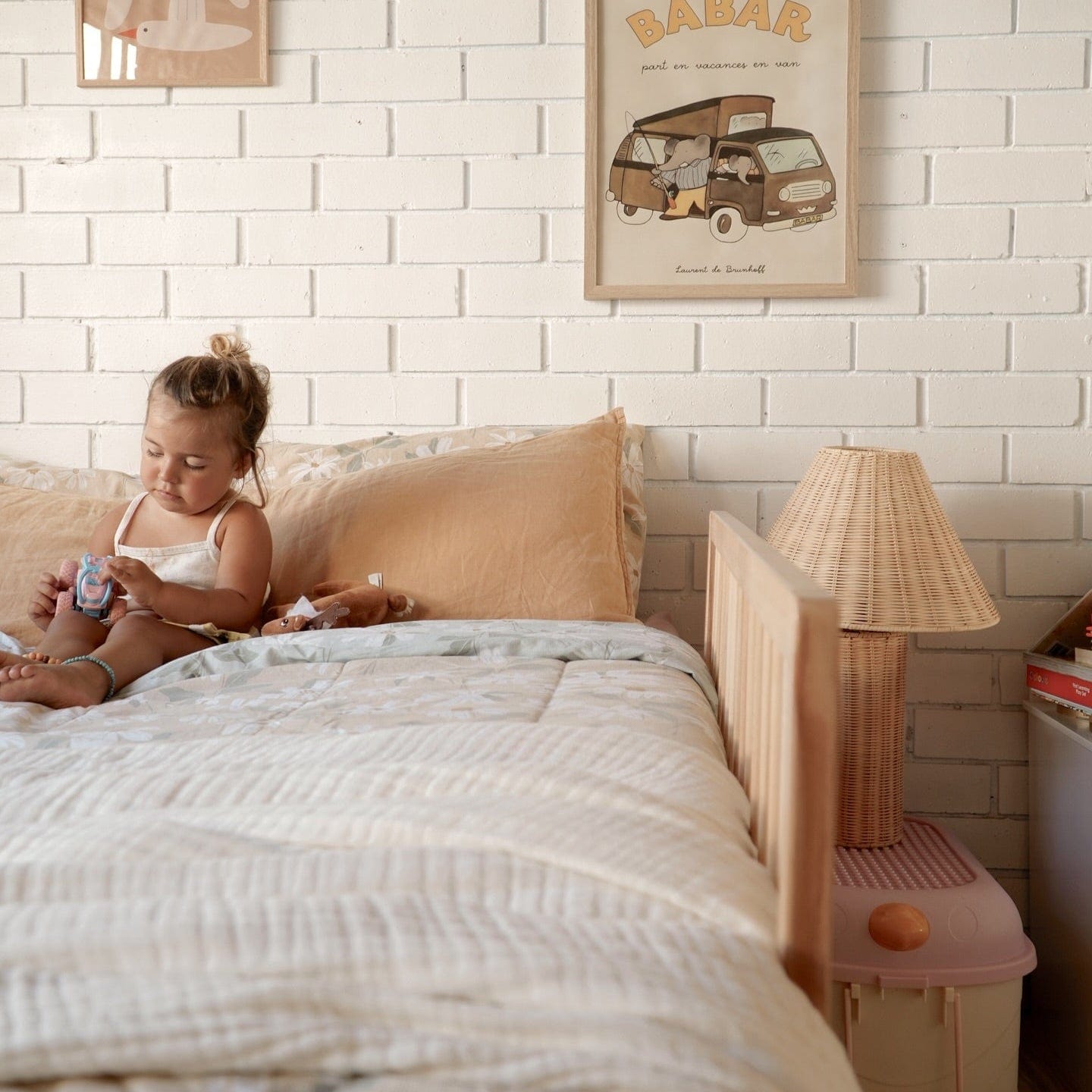 myduckling Natural Eli Kids Bed Rail – 120cm