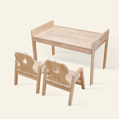 myduckling Kids Activity Adjustable Table with 2 Chairs - Duck