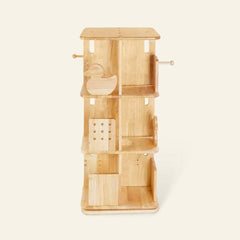 myduckling Montessori Rotating Bookcase - Natural