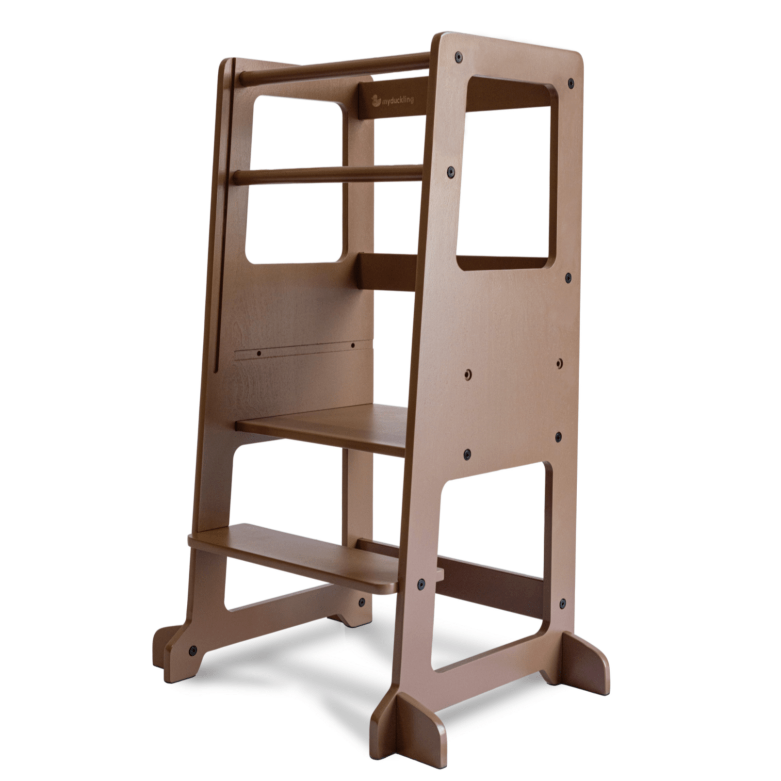 myduckling Adjustable Learning Tower 2 in 1 – Mocha Brown