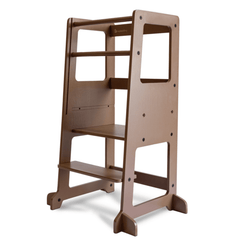myduckling Adjustable Learning Tower 2 in 1 – Mocha Brown