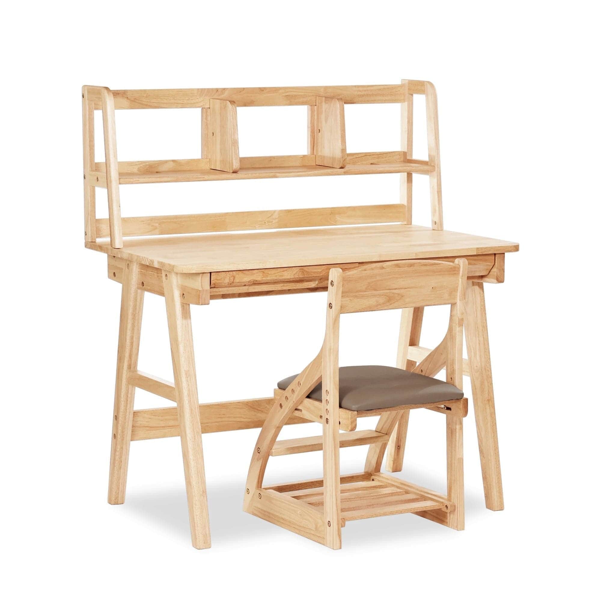 myduckling Full Little Scholar: Desk, Shelf & Chair Set