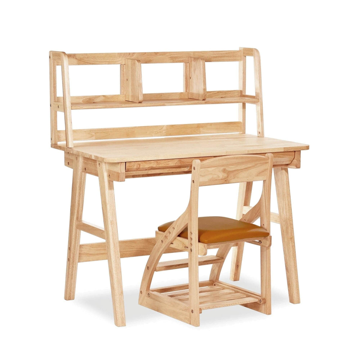 myduckling Full Little Scholar: Desk, Shelf & Chair Set