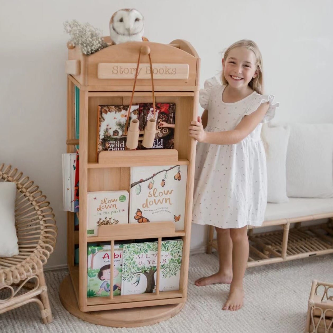 myduckling OLI Library Revolving Bookcase - London