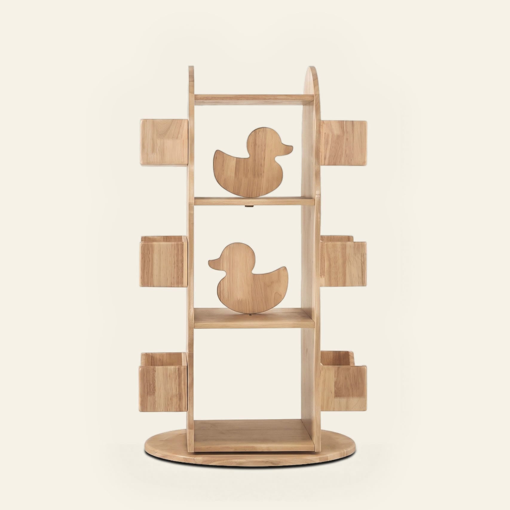 myduckling BINDI Revolving Solid Wood Bookcase