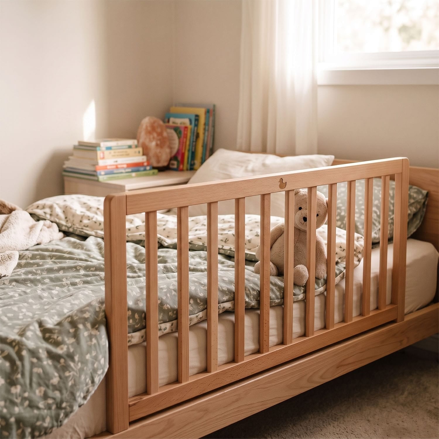 myduckling Natural Eli Kids Bed Rail – 90cm