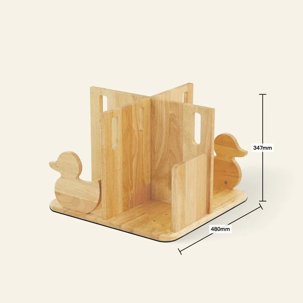 myduckling Montessori Rotating Bookcase Addon Layer - Natural