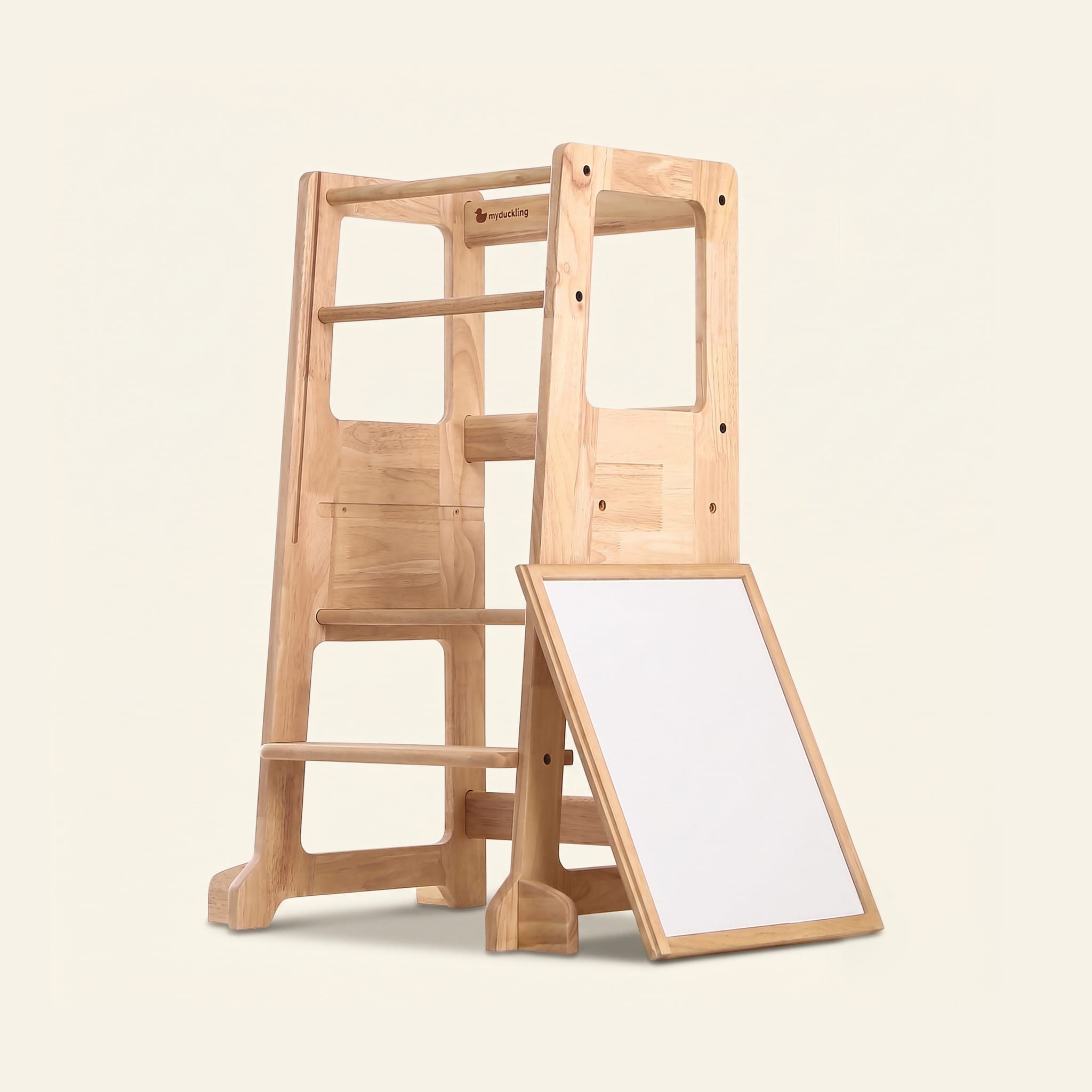 myduckling Deluxe Solid Wood Adjustable Learning Tower 2 in 1