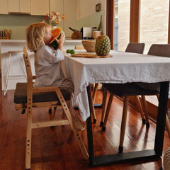 myduckling Solid Wood Adjustable Study Chair