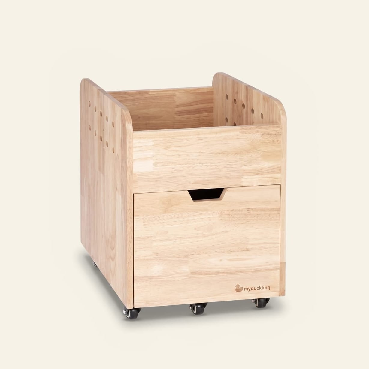 myduckling Solid Wood Trolley