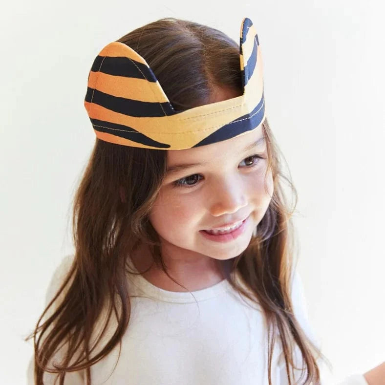 Sarah's Silks Animal Dress Ups Ears - Tiger