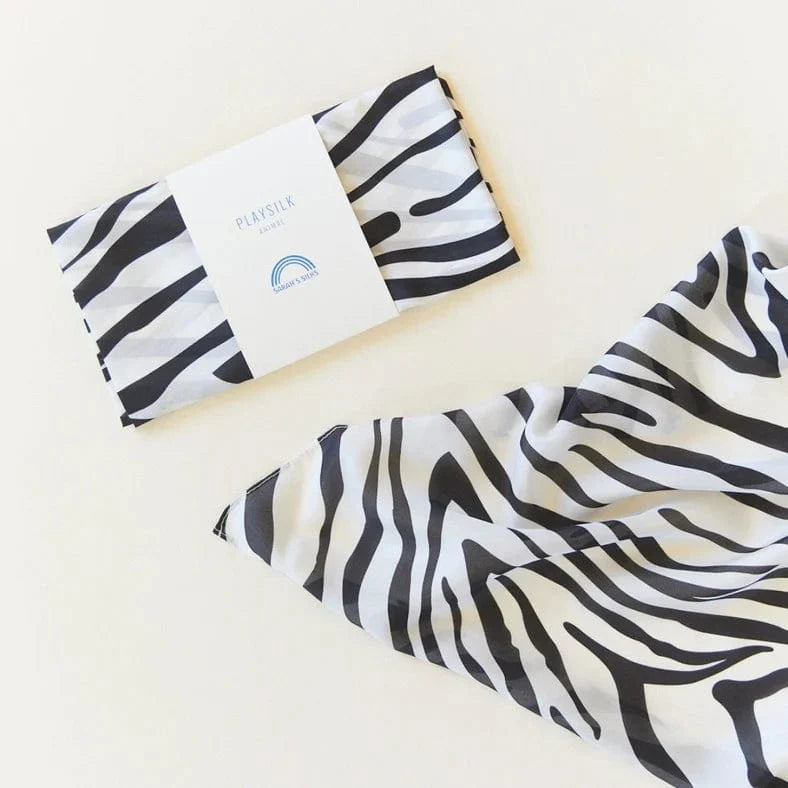 Sarah's Silks Zebra Playsilk