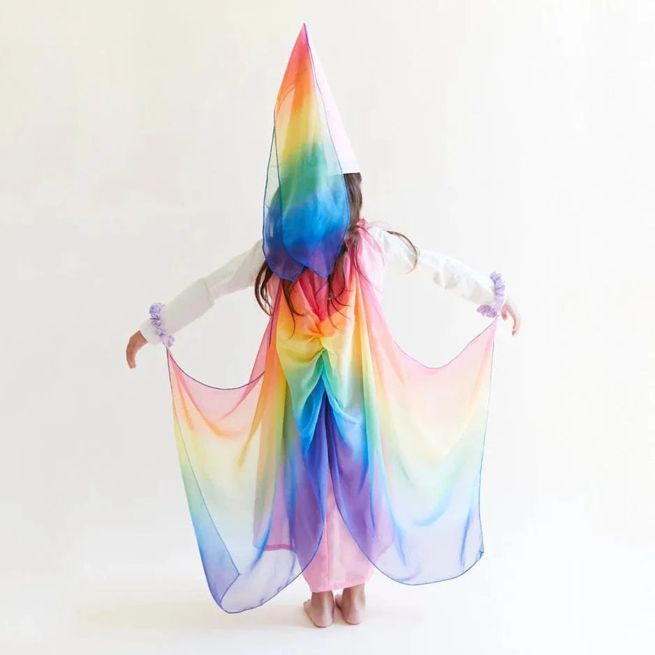 Sarah's Silks Fairy Dress - Pink Rainbow