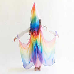 Sarah's Silks Fairy Dress - Pink Rainbow