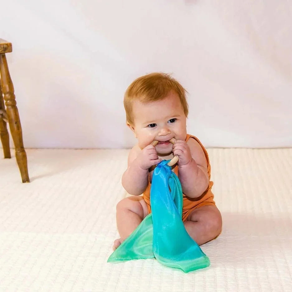 Sarah's Silks Silk and Wood Teethers