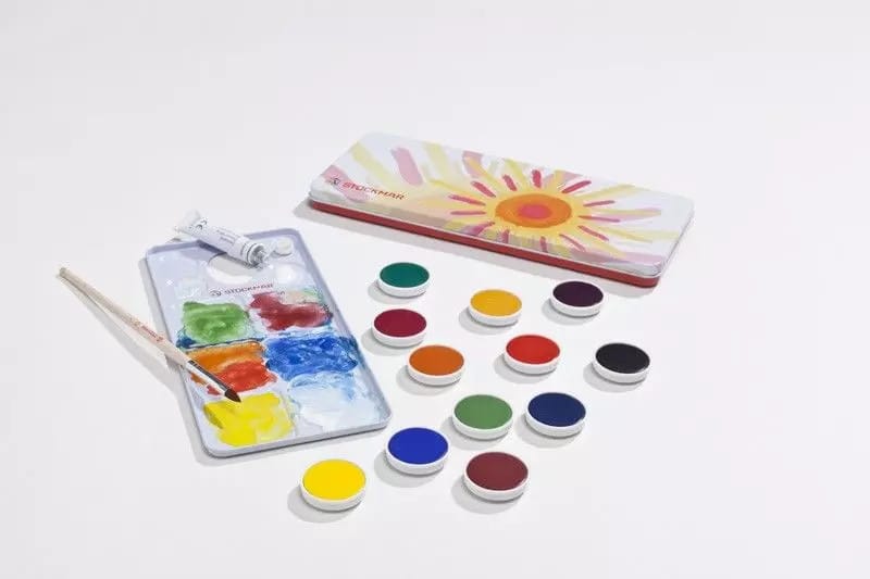 Stockmar Watercolour Paint Set in Tin