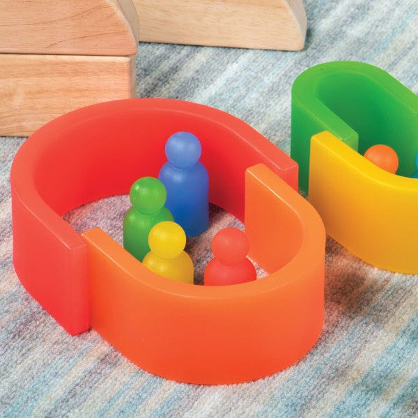 Guidecraft Discovery People - Rainbow - 16 pc. set