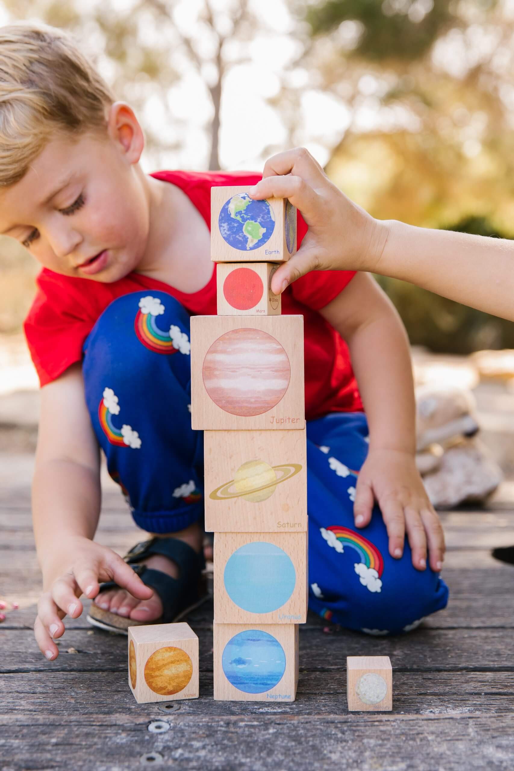 The Freckled Frog Playing with Planets