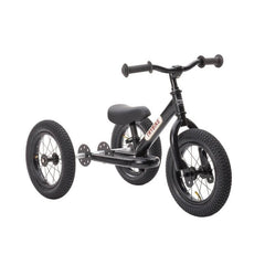Trybike 2 in 1 Steel Balance Bike - Black