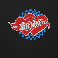 Hot Wheels Embroidered Checkered Hearts Sweatshirt