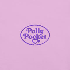 Polly Pocket Icons Embroidered Pink T-Shirt