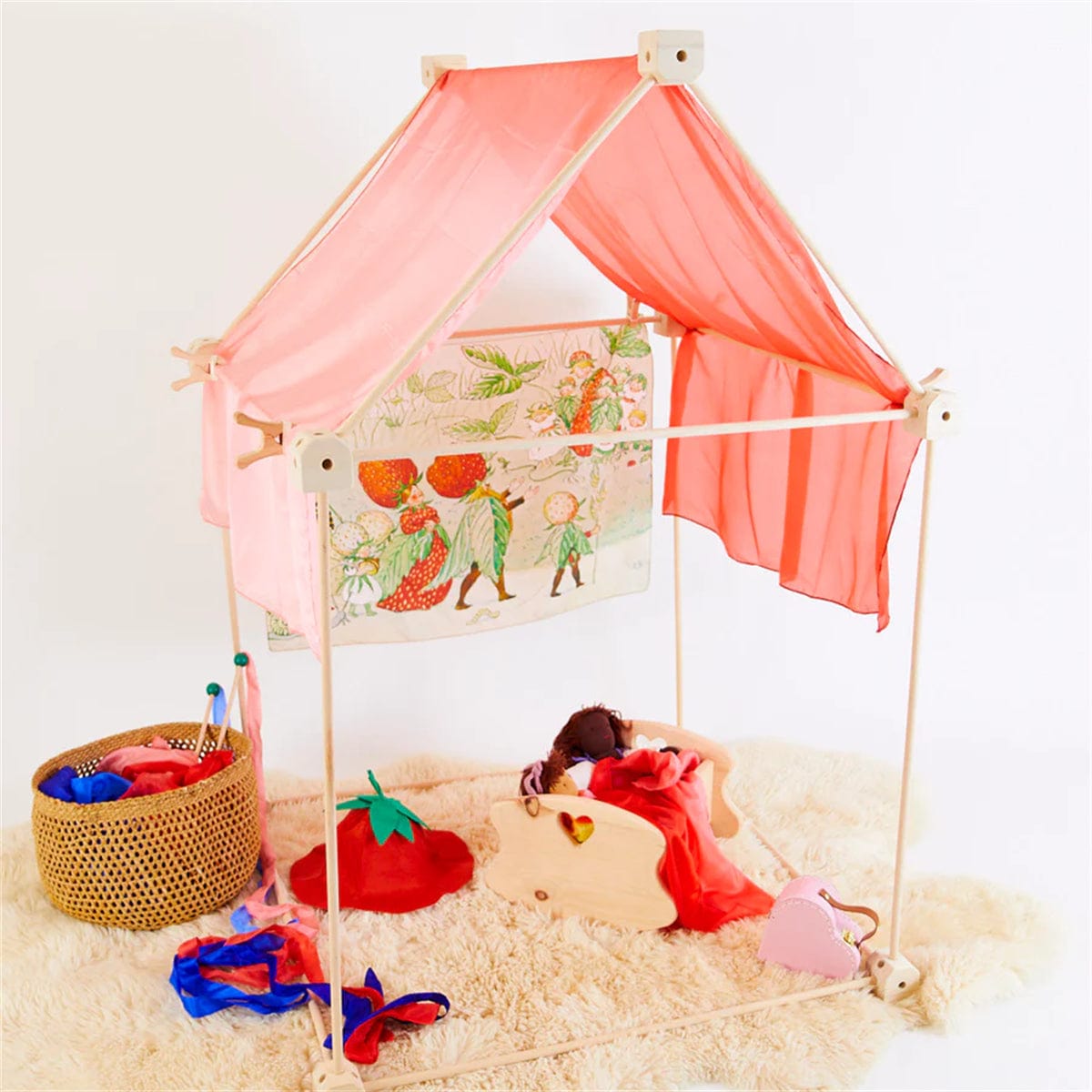 Sarah’s Silks Giant Strawberry Playsilk
