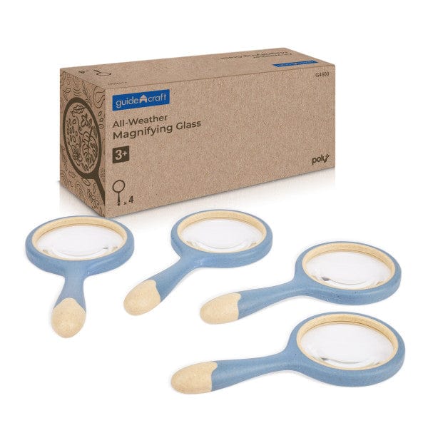 Guidecraft All-Weather Magnifying Glass - Set of 4