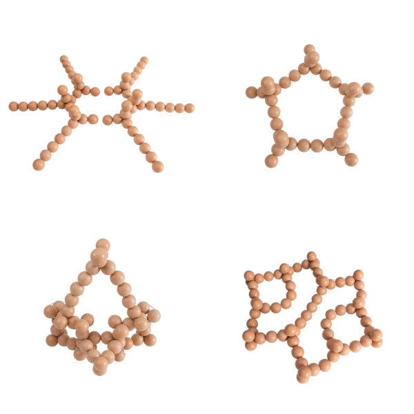 Guidecraft BendiBeads - Natural - 12 pc. set