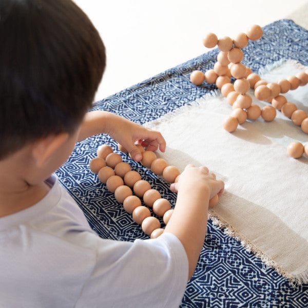 Guidecraft BendiBeads - Natural - 12 pc. set